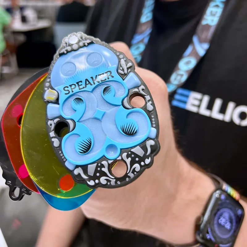 DEFCON SPEAKER BADGE