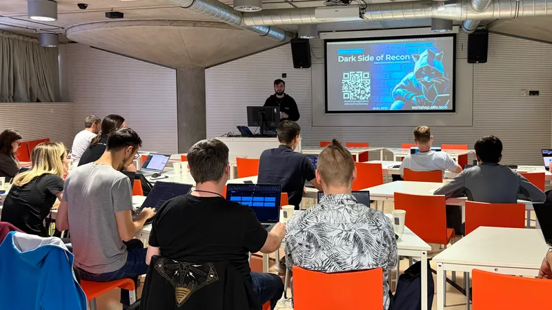 Vlad Iliushin for ELLIO is teaching about network reconnaissance at The Honeynet Project 2025